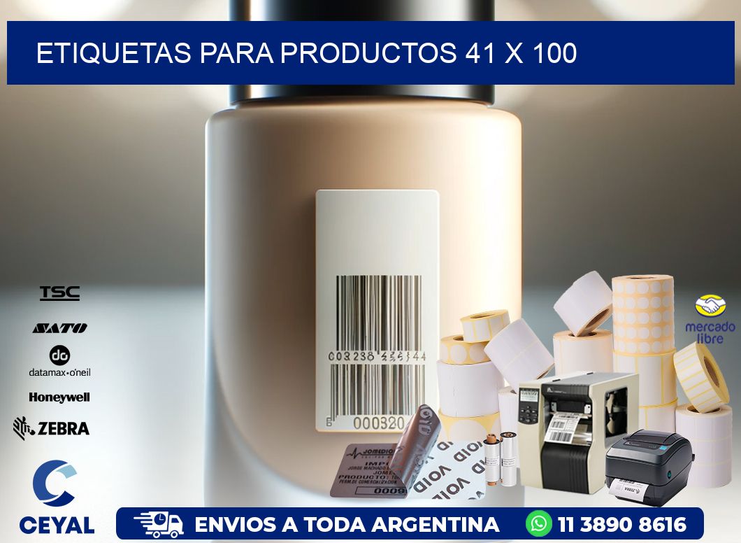 etiquetas para productos 41 x 100
