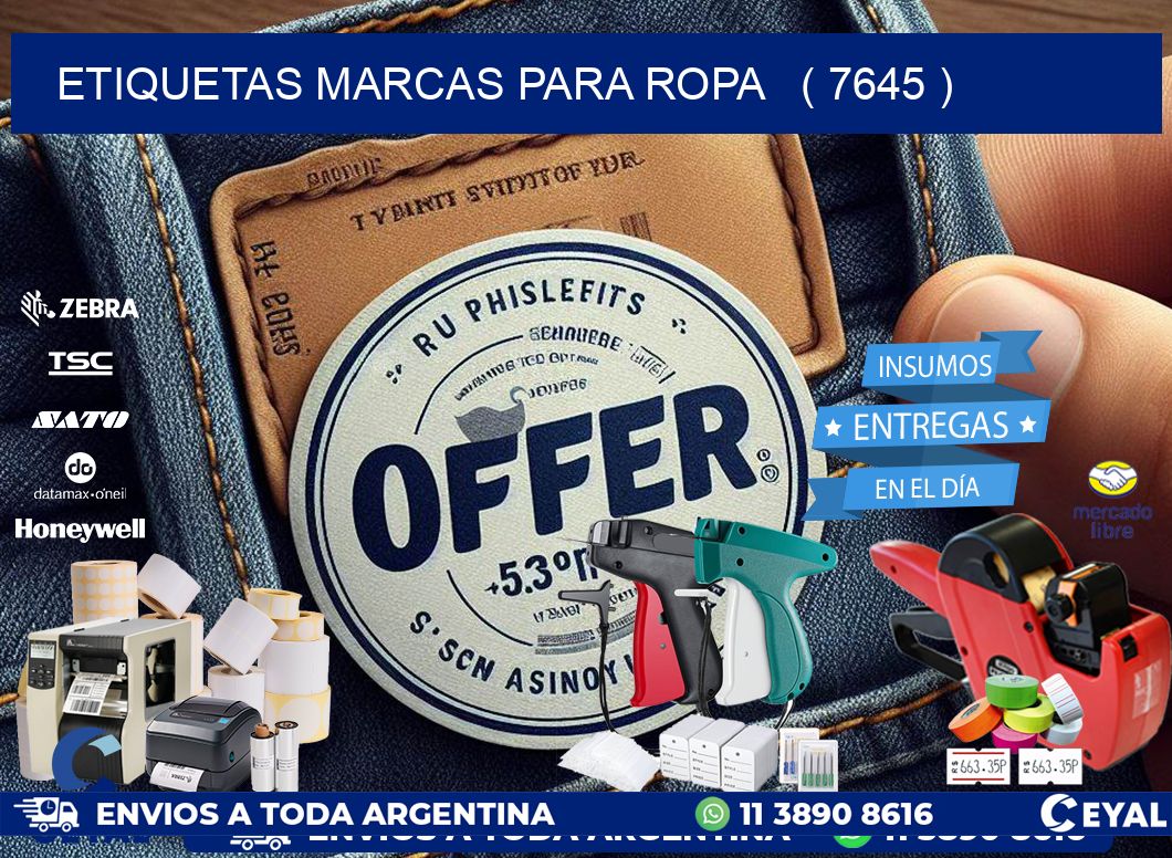 ETIQUETAS MARCAS PARA ROPA   ( 7645 )