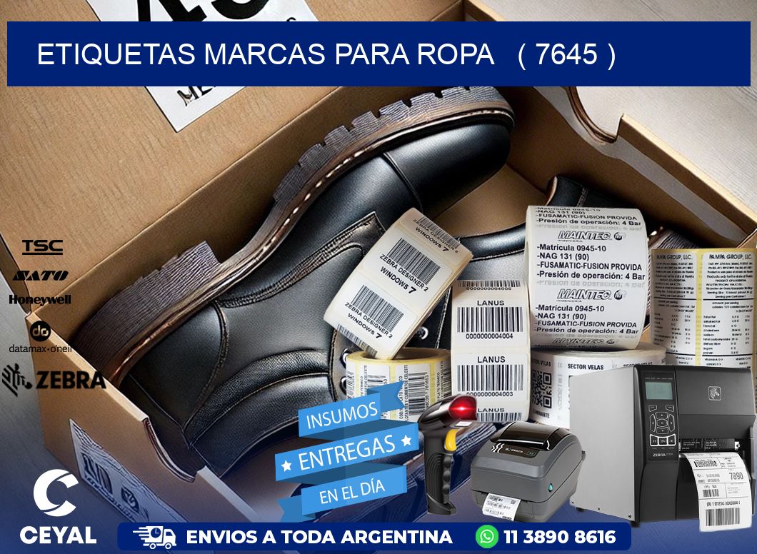 ETIQUETAS MARCAS PARA ROPA   ( 7645 )