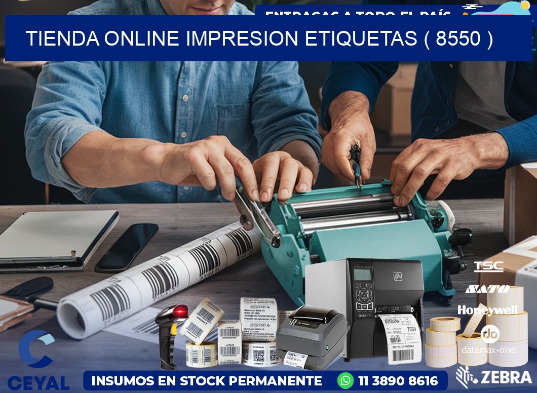 TIENDA ONLINE IMPRESION ETIQUETAS ( 8550 )