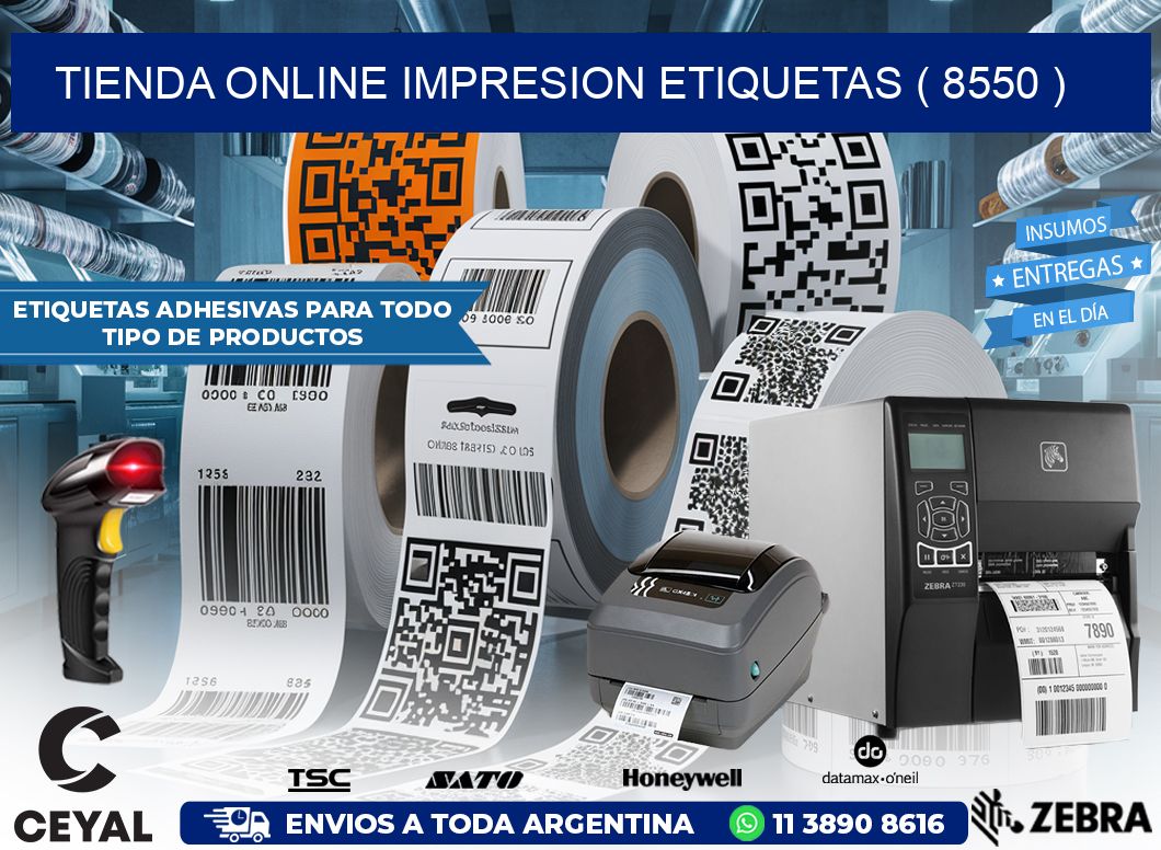 TIENDA ONLINE IMPRESION ETIQUETAS ( 8550 )