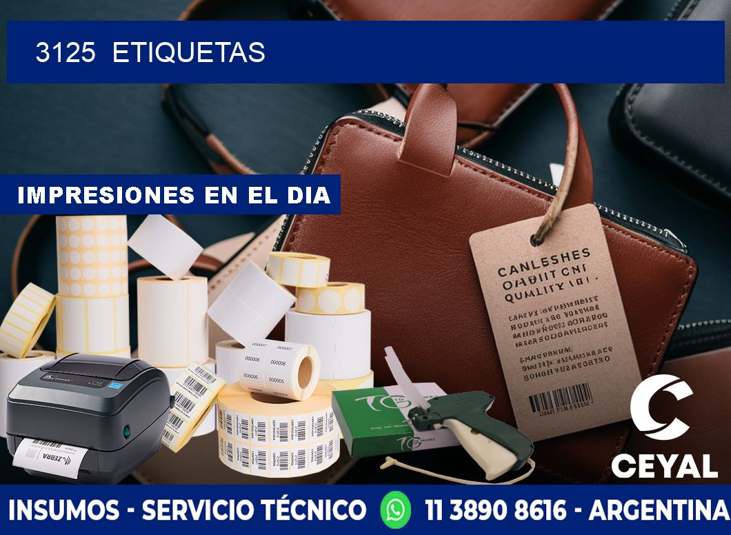 3125  ETIQUETAS