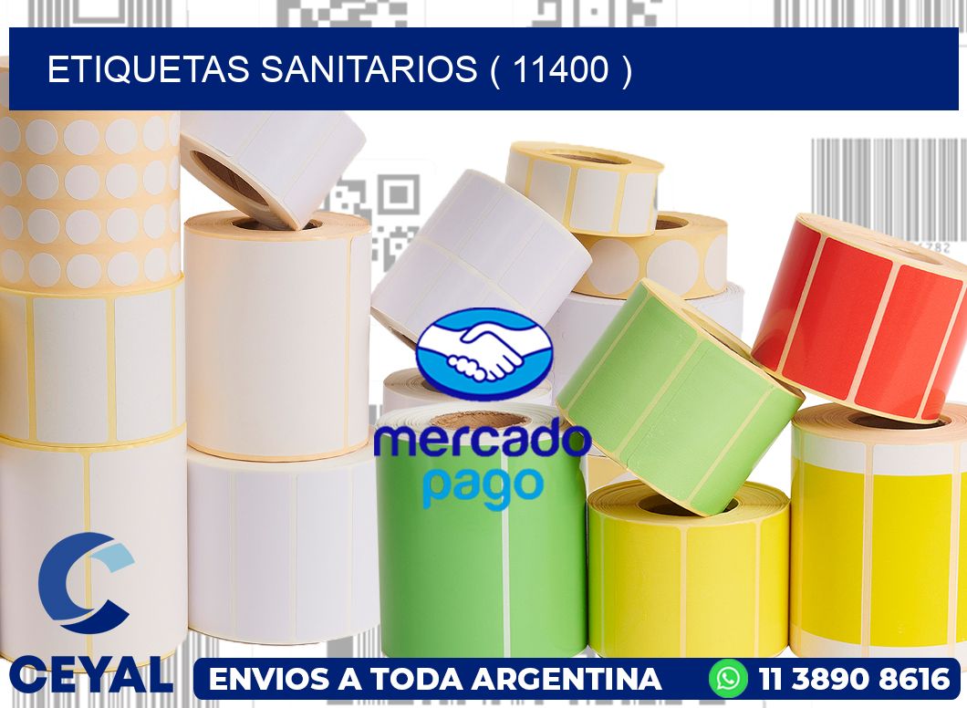 ETIQUETAS SANITARIOS ( 11400 )