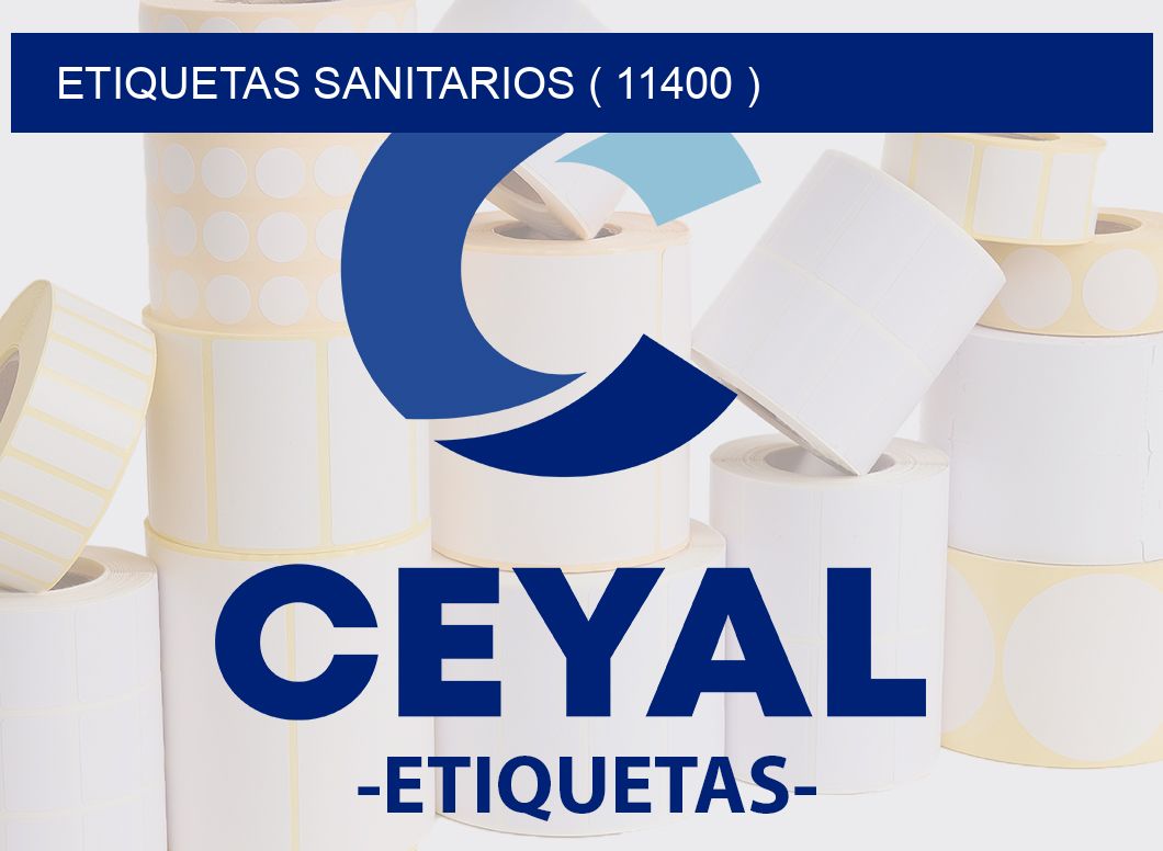 ETIQUETAS SANITARIOS ( 11400 )