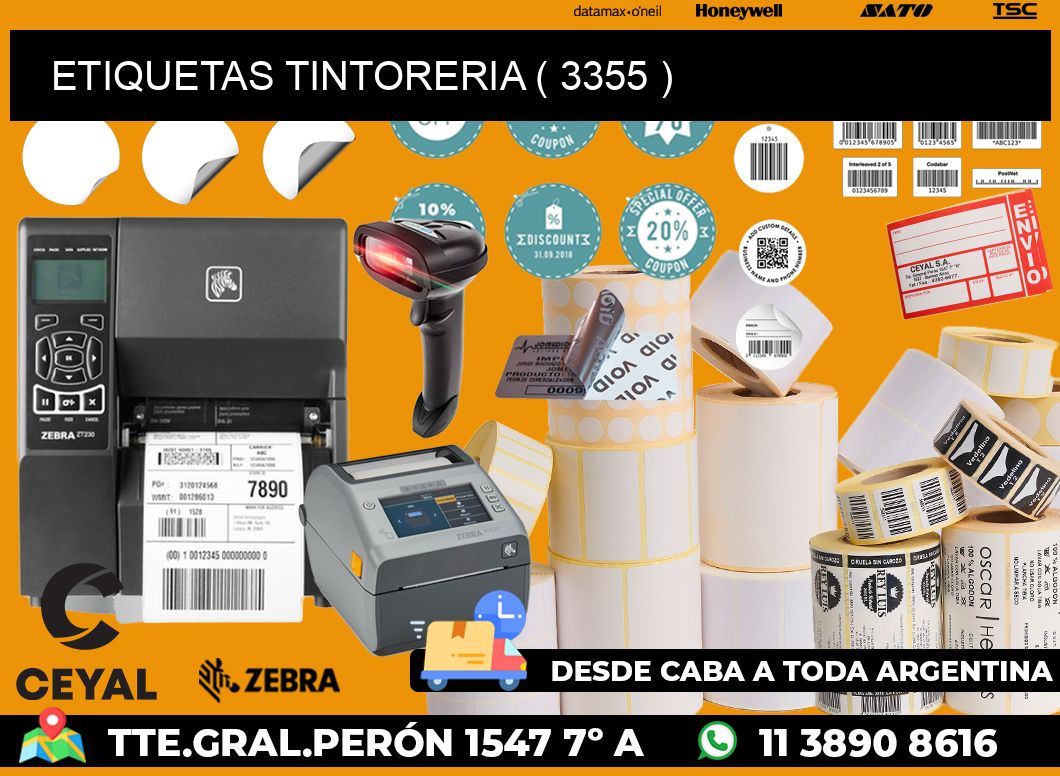 ETIQUETAS TINTORERIA ( 3355 )