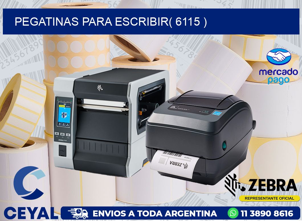 PEGATINAS PARA ESCRIBIR( 6115 )