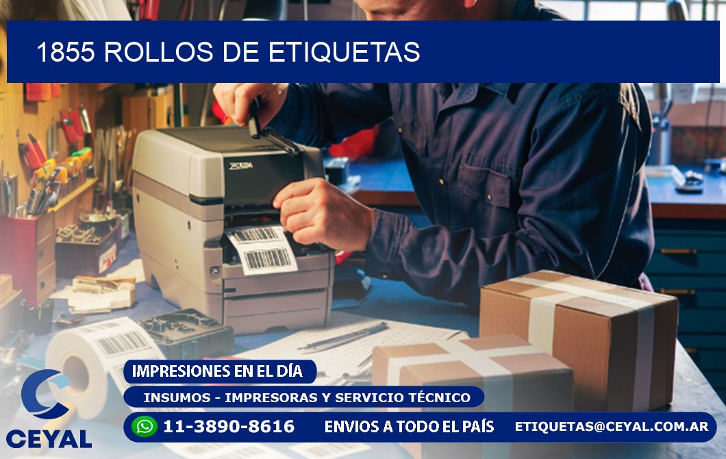 1855 ROLLOS DE ETIQUETAS