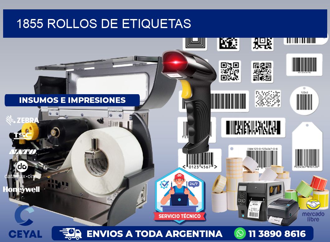 1855 ROLLOS DE ETIQUETAS