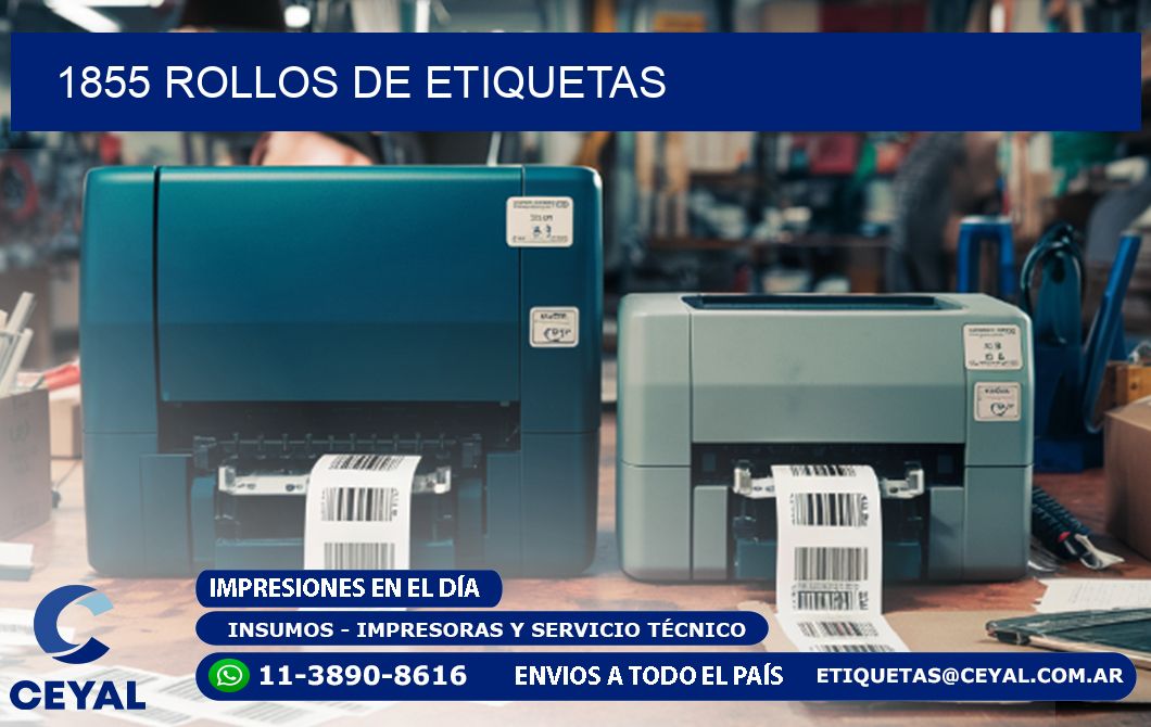 1855 ROLLOS DE ETIQUETAS