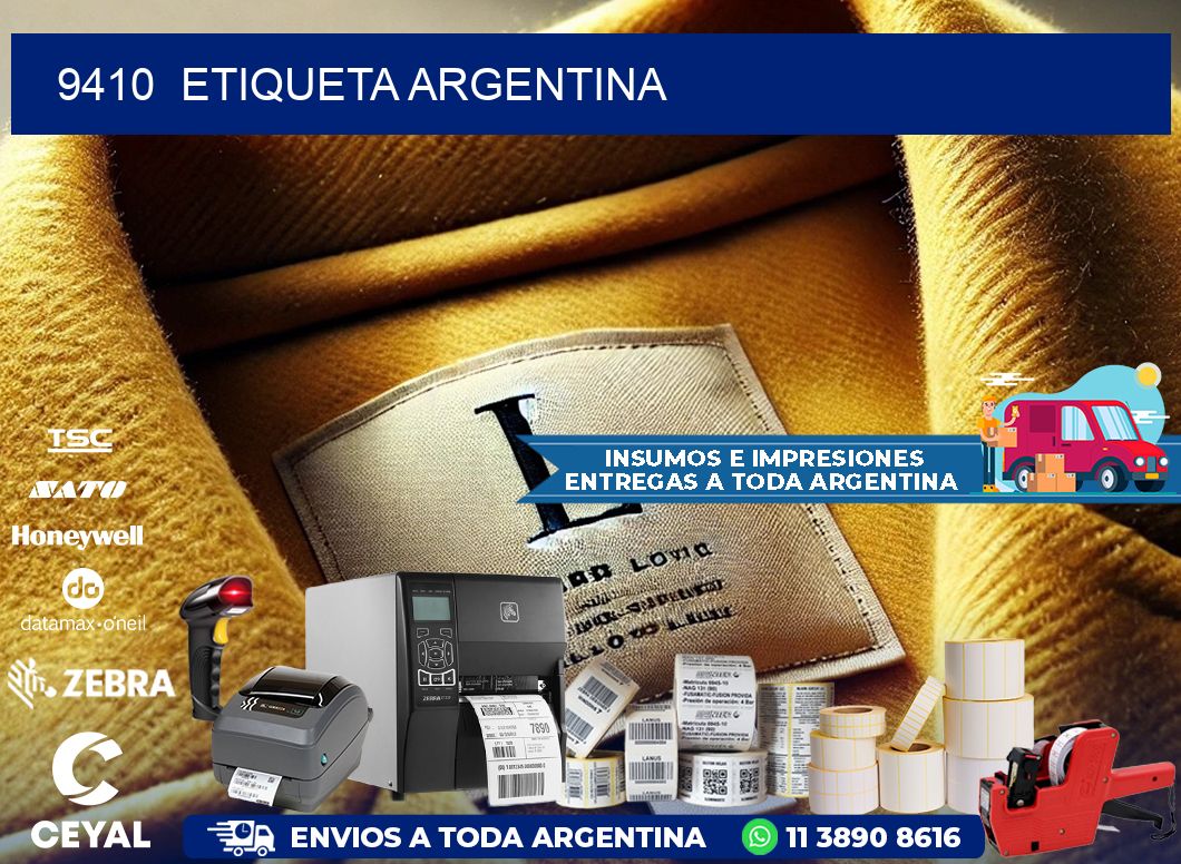 9410  ETIQUETA ARGENTINA