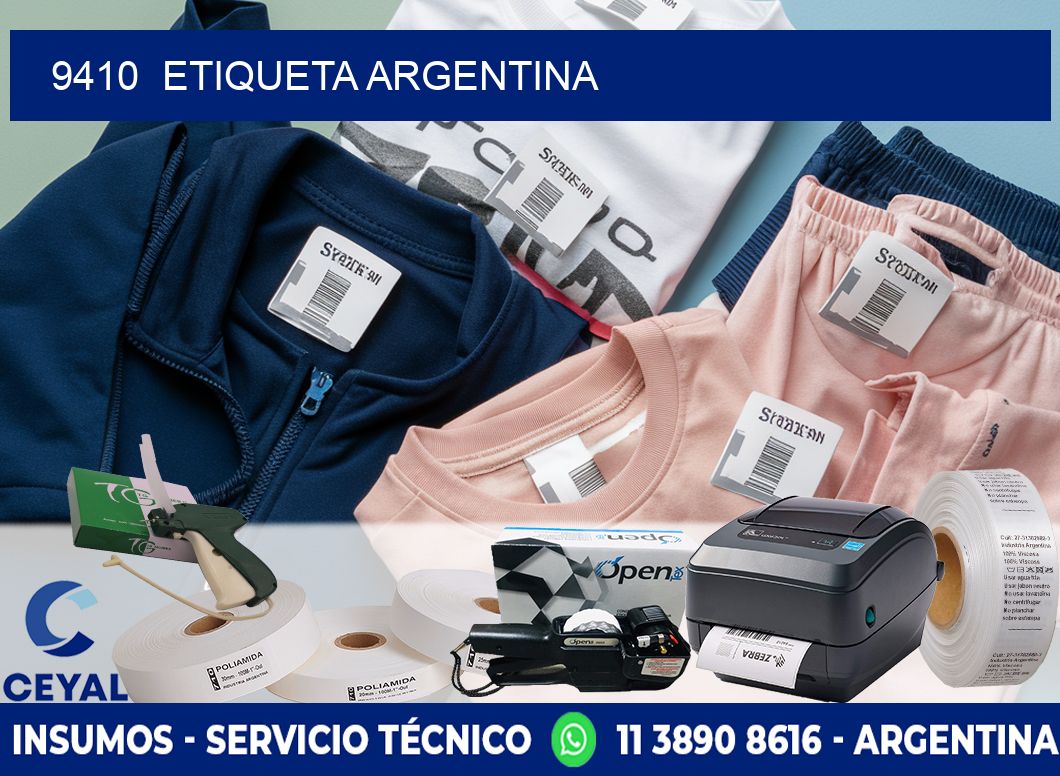 9410  ETIQUETA ARGENTINA