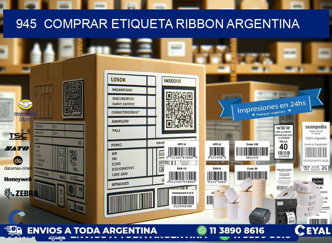 945  COMPRAR ETIQUETA RIBBON ARGENTINA
