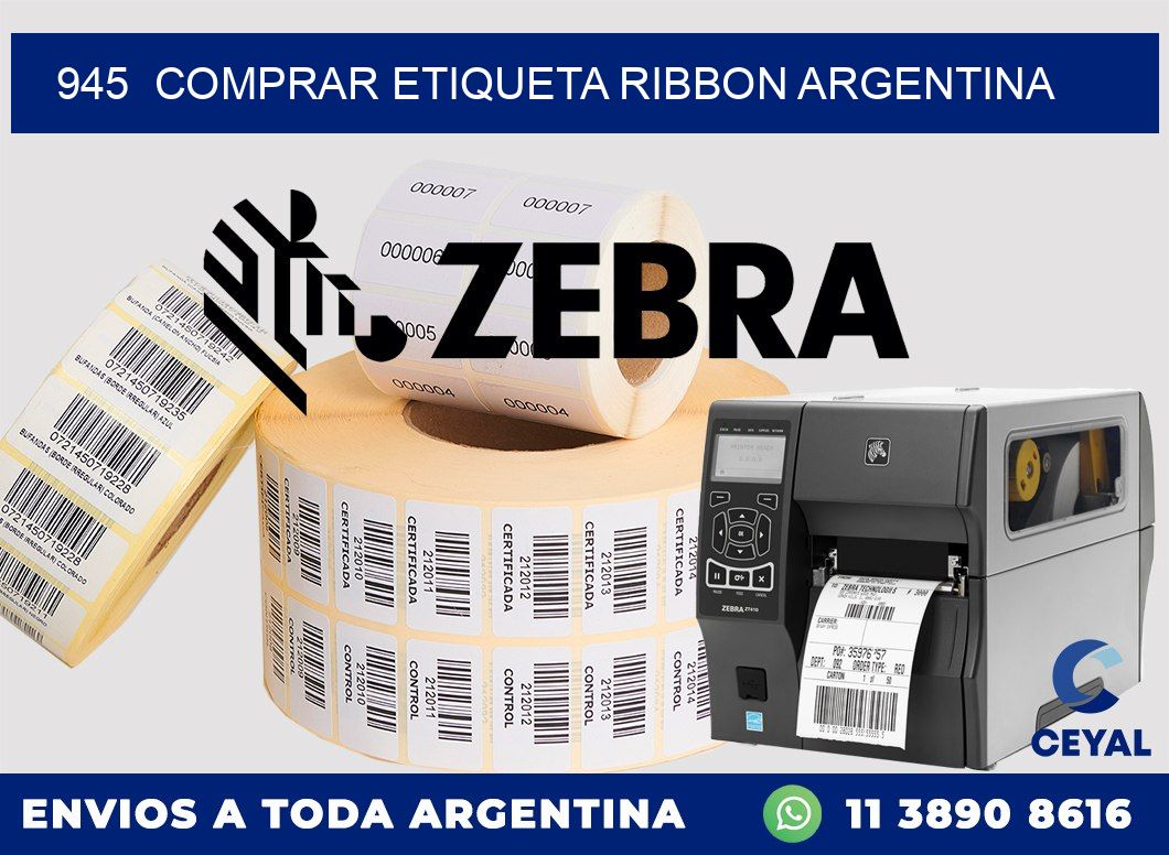 945  COMPRAR ETIQUETA RIBBON ARGENTINA