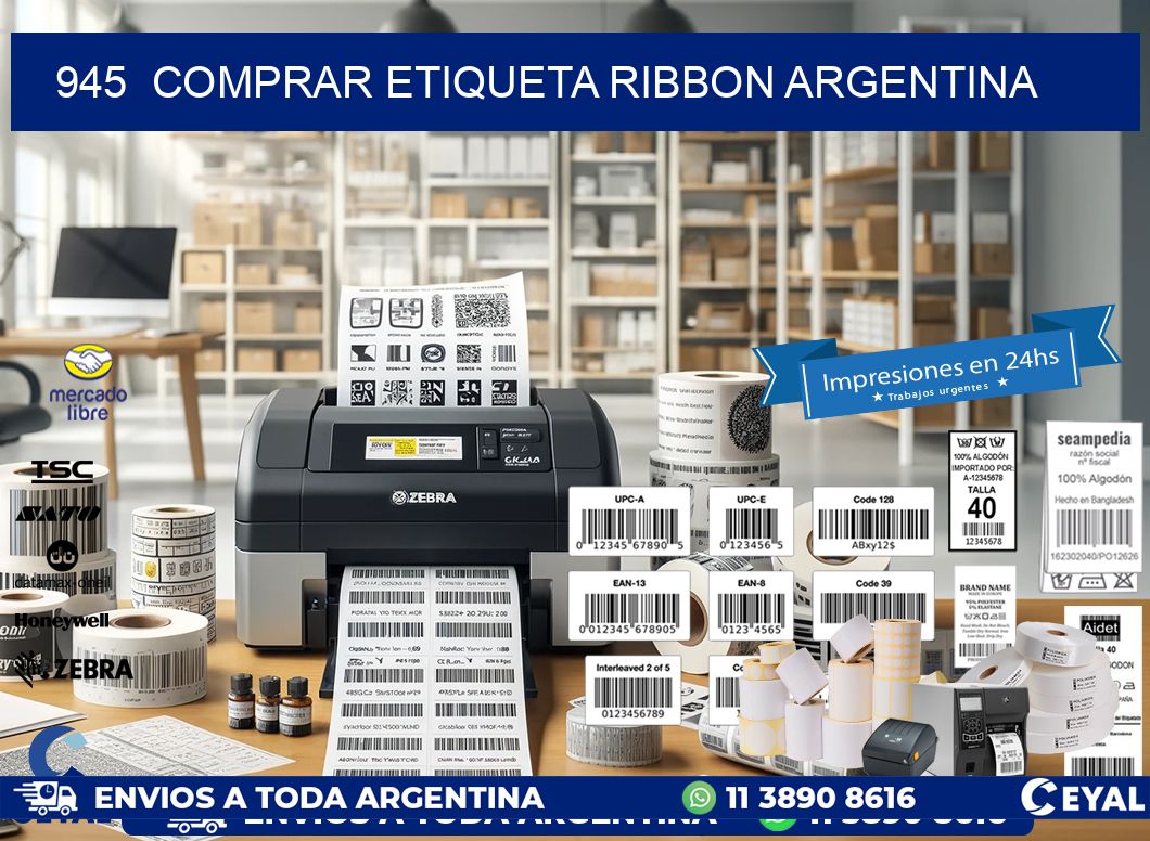 945  COMPRAR ETIQUETA RIBBON ARGENTINA