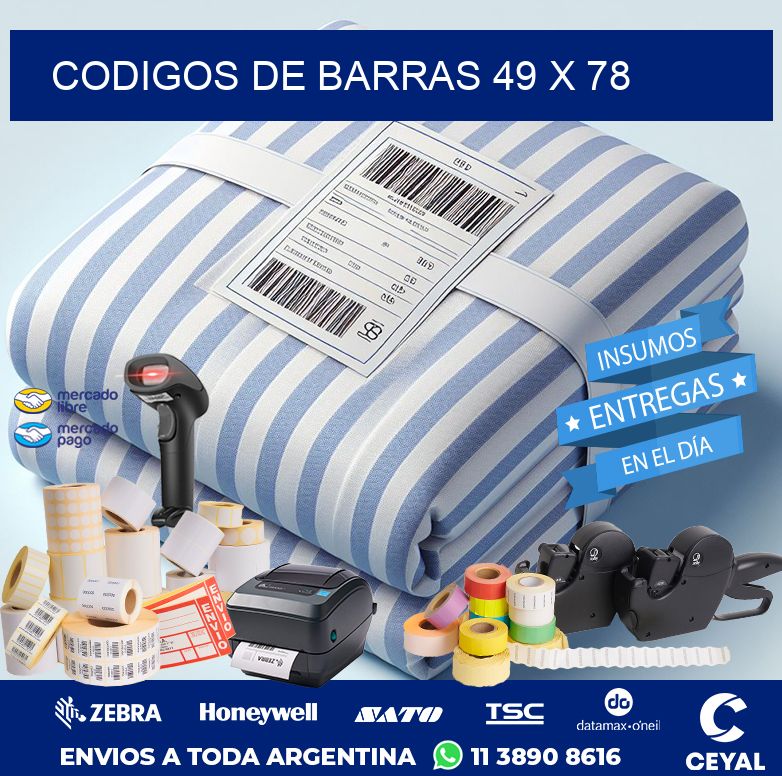 CODIGOS DE BARRAS 49 x 78