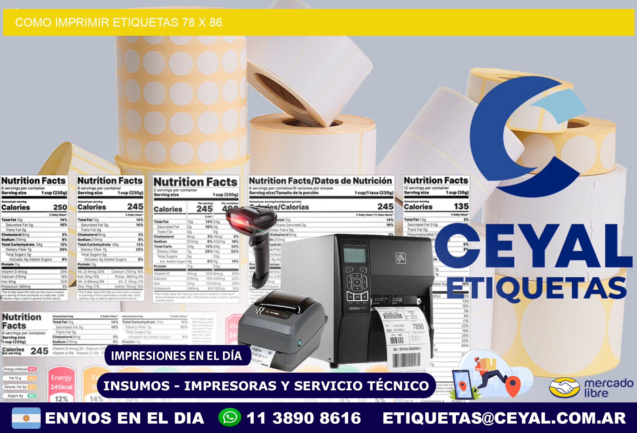 COMO IMPRIMIR ETIQUETAS 78 x 86