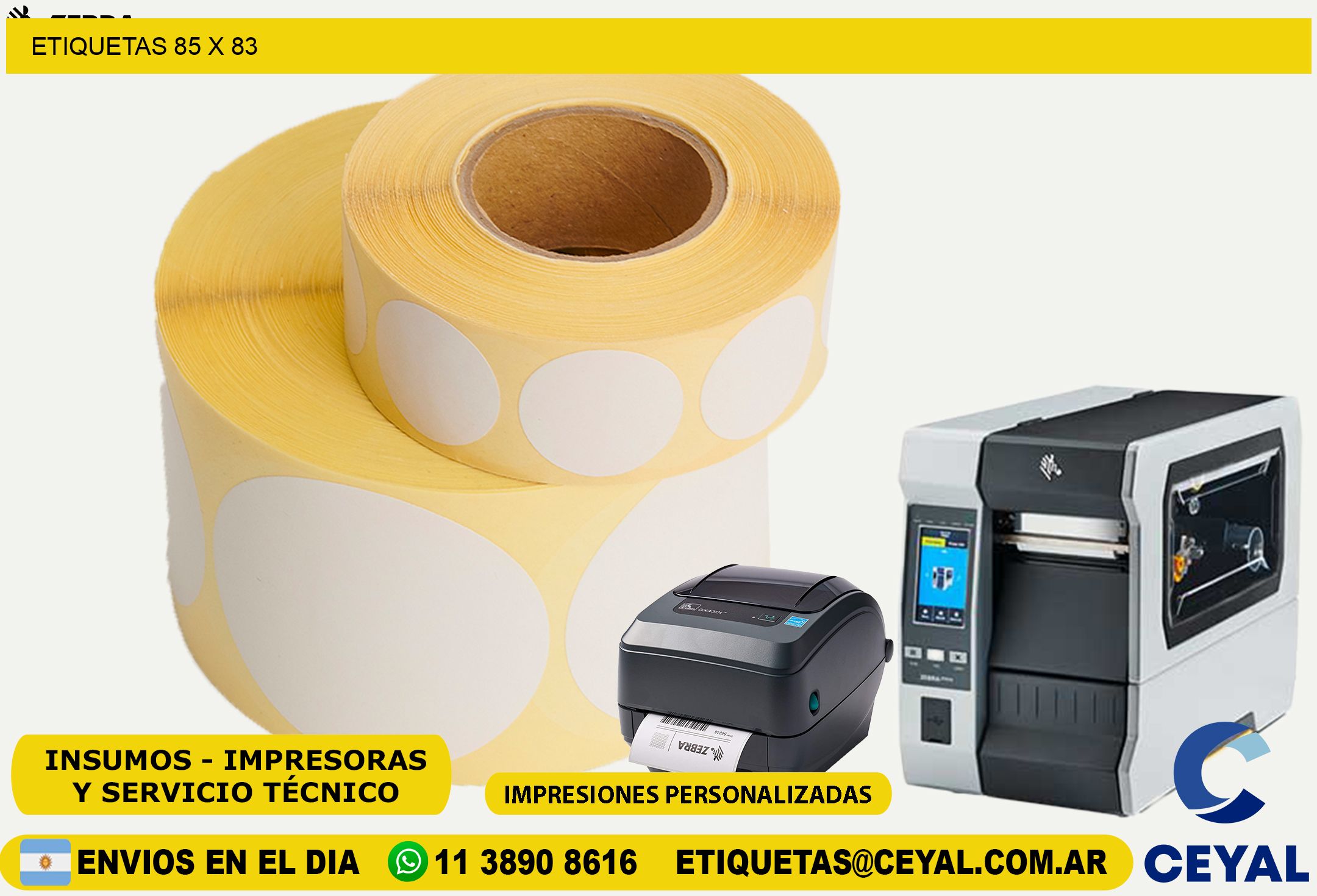 ETIQUETAS 85 x 83