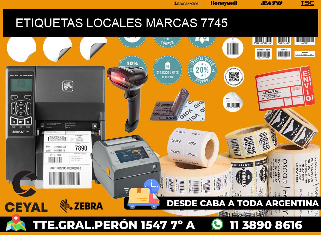 ETIQUETAS LOCALES MARCAS 7745