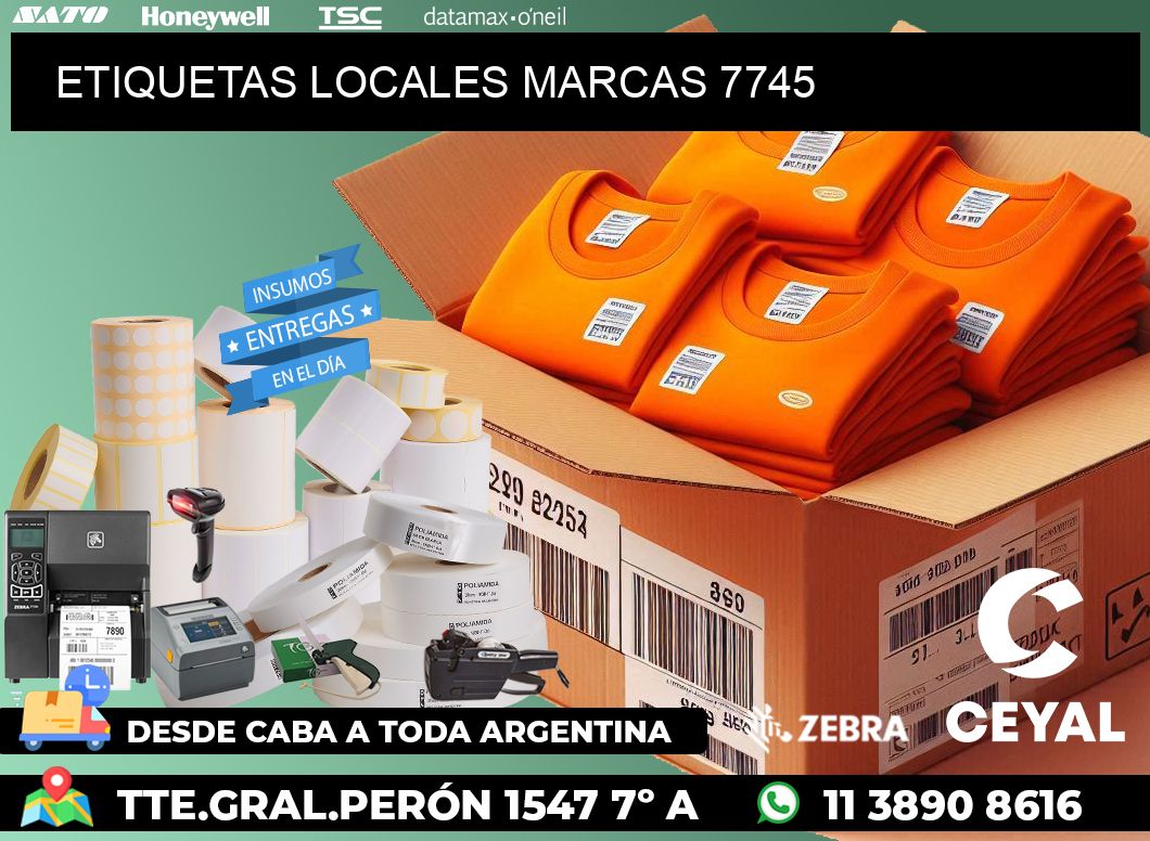 ETIQUETAS LOCALES MARCAS 7745