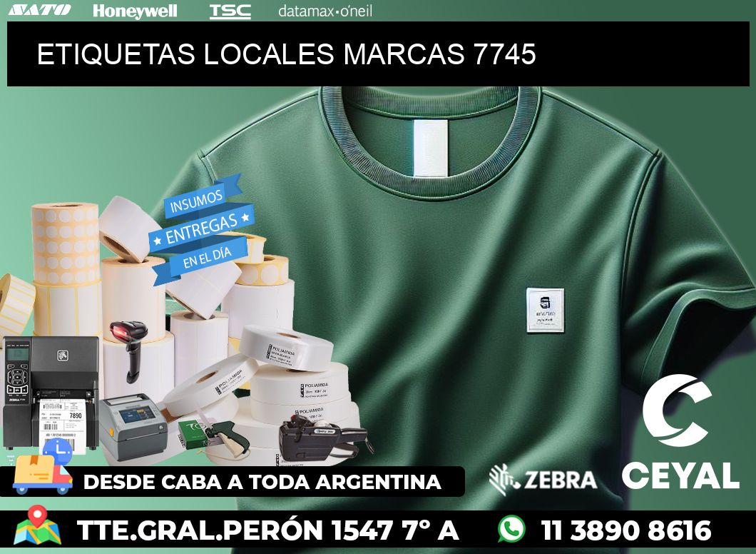 ETIQUETAS LOCALES MARCAS 7745