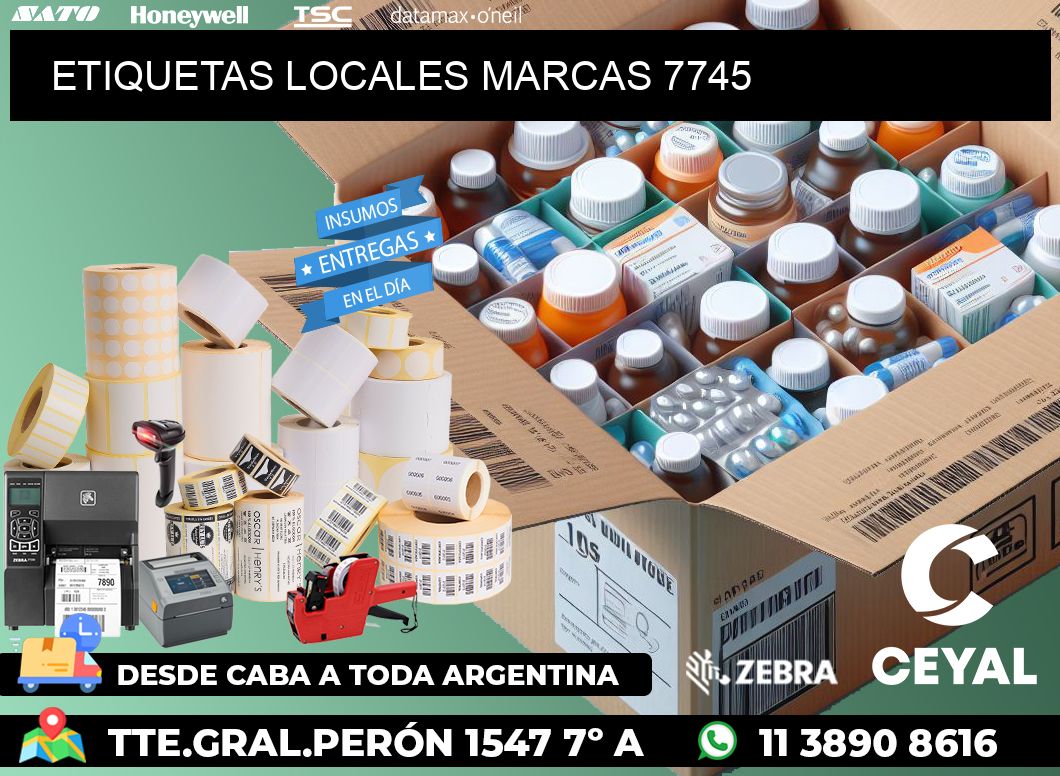 ETIQUETAS LOCALES MARCAS 7745