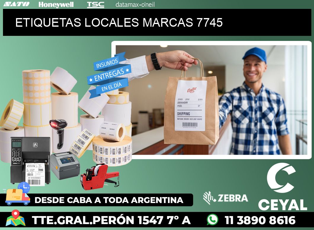 ETIQUETAS LOCALES MARCAS 7745