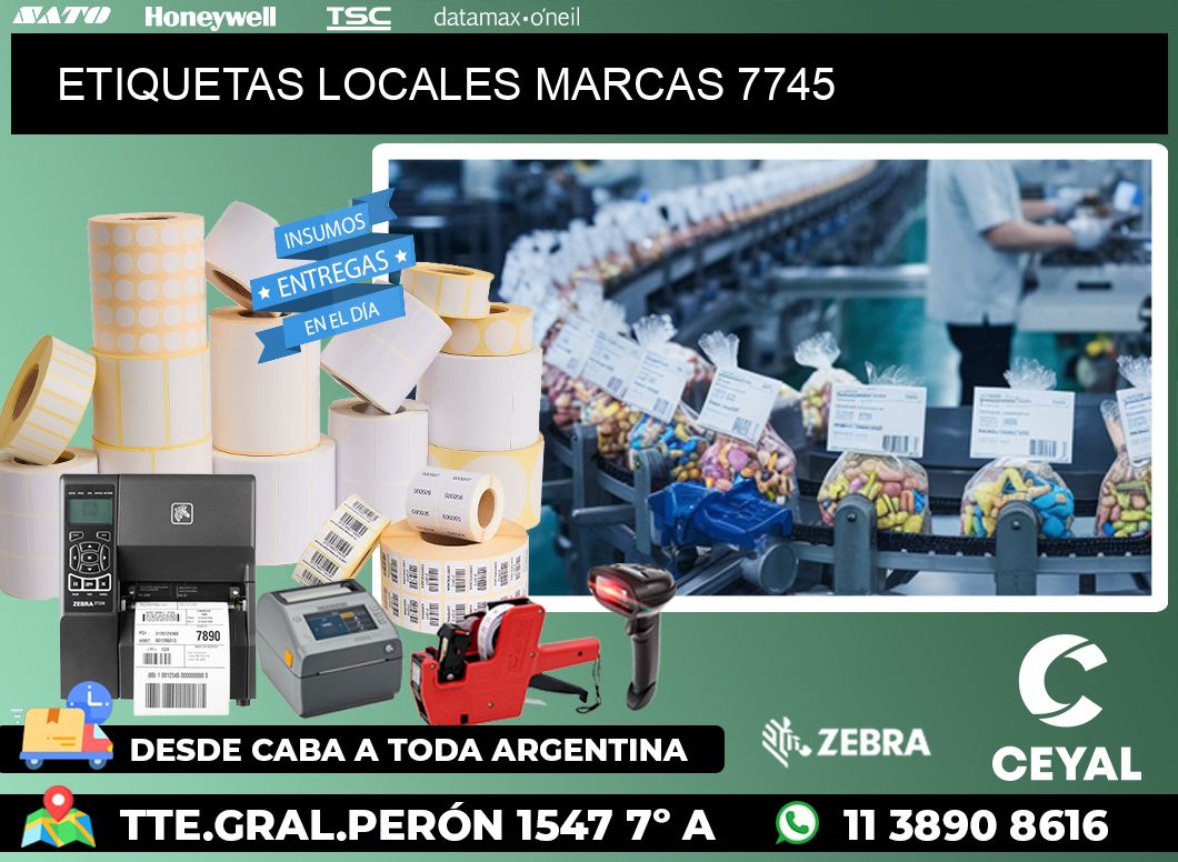 ETIQUETAS LOCALES MARCAS 7745