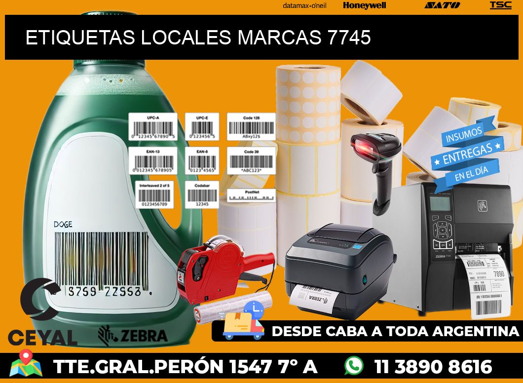 ETIQUETAS LOCALES MARCAS 7745