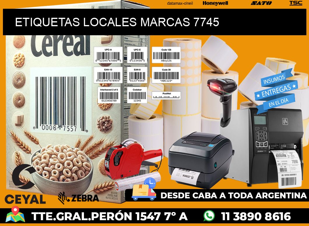ETIQUETAS LOCALES MARCAS 7745