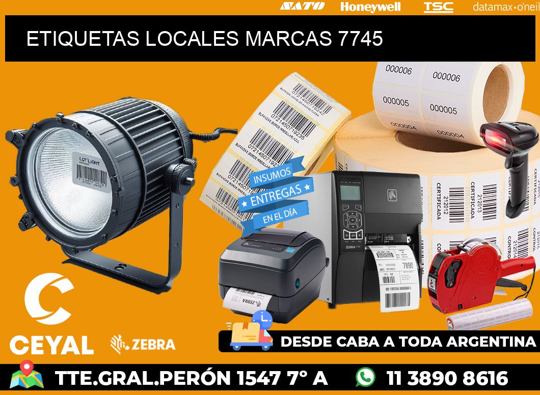 ETIQUETAS LOCALES MARCAS 7745