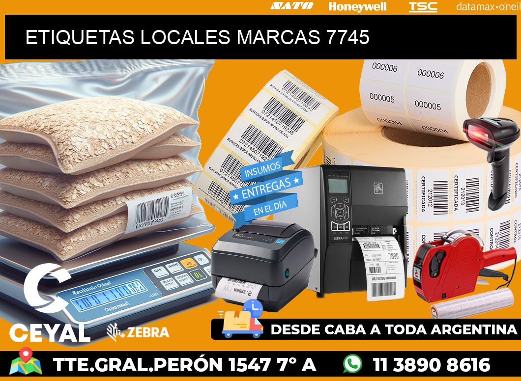 ETIQUETAS LOCALES MARCAS 7745