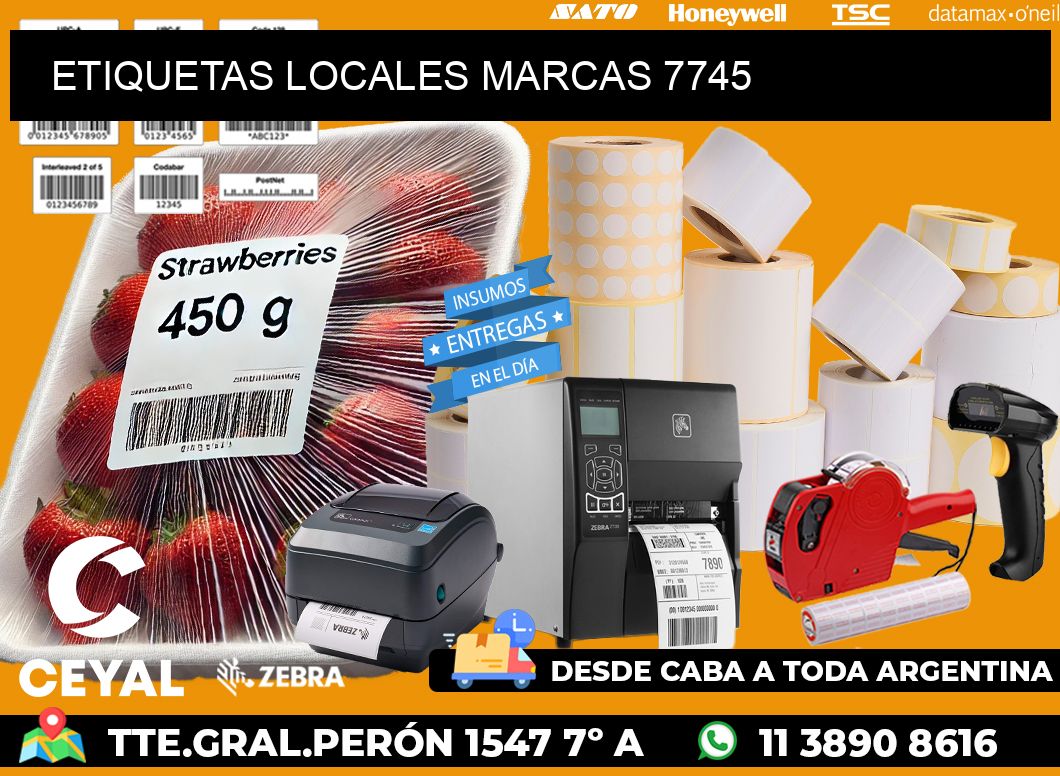 ETIQUETAS LOCALES MARCAS 7745