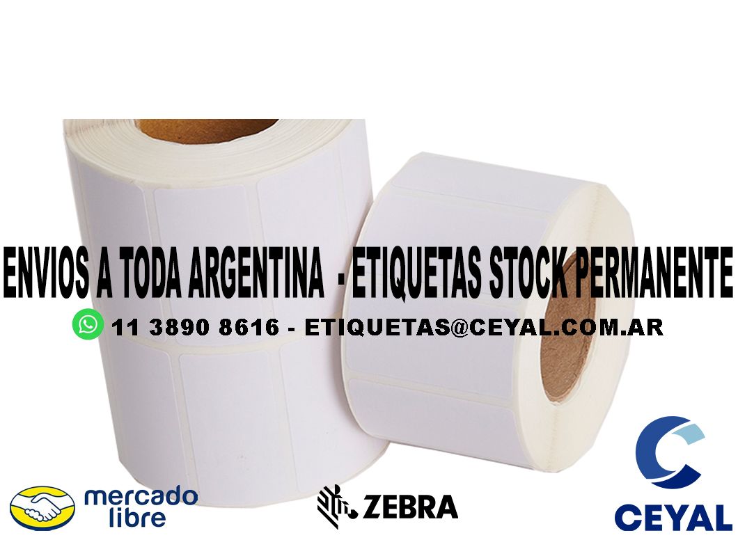 ETIQUETAS TROQUELADAS PERSONALIZADAS 97 x 90