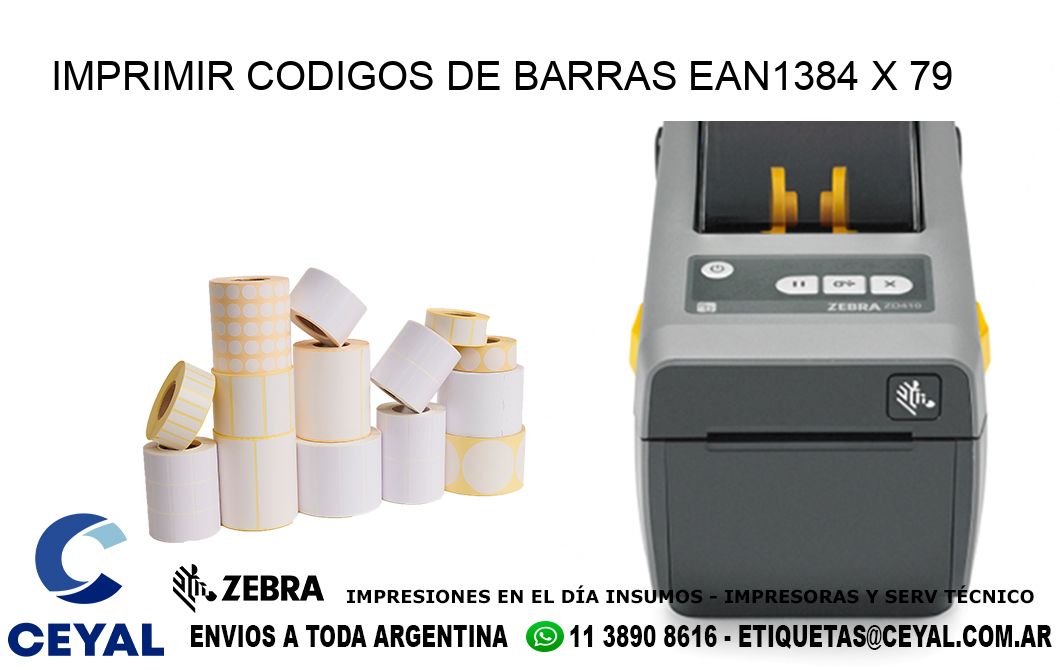 IMPRIMIR CODIGOS DE BARRAS EAN1384 x 79