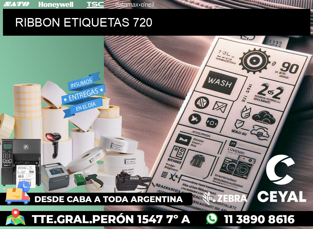 RIBBON ETIQUETAS 720