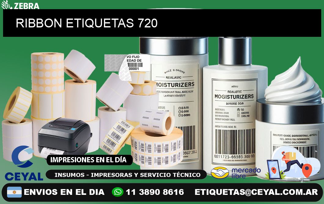 RIBBON ETIQUETAS 720