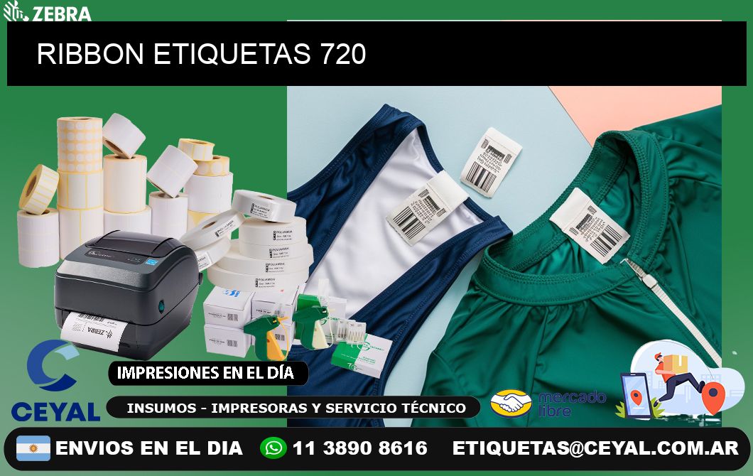 RIBBON ETIQUETAS 720