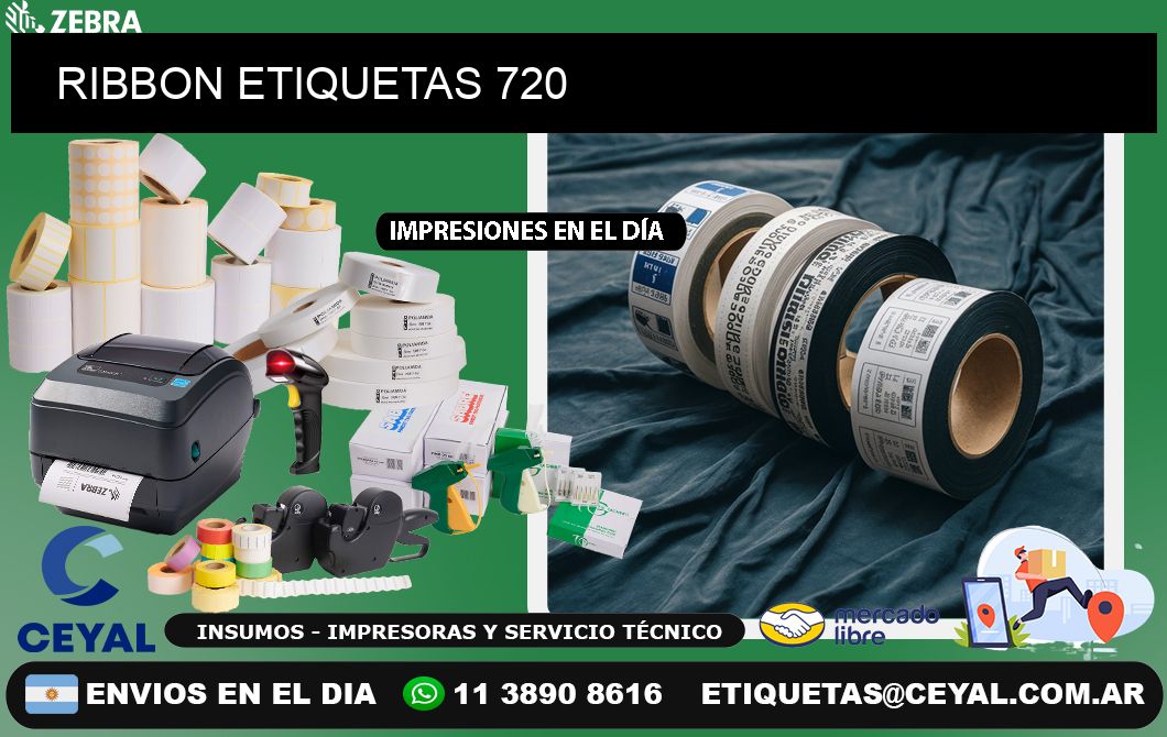 RIBBON ETIQUETAS 720