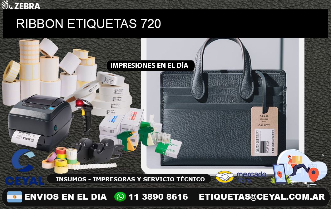 RIBBON ETIQUETAS 720