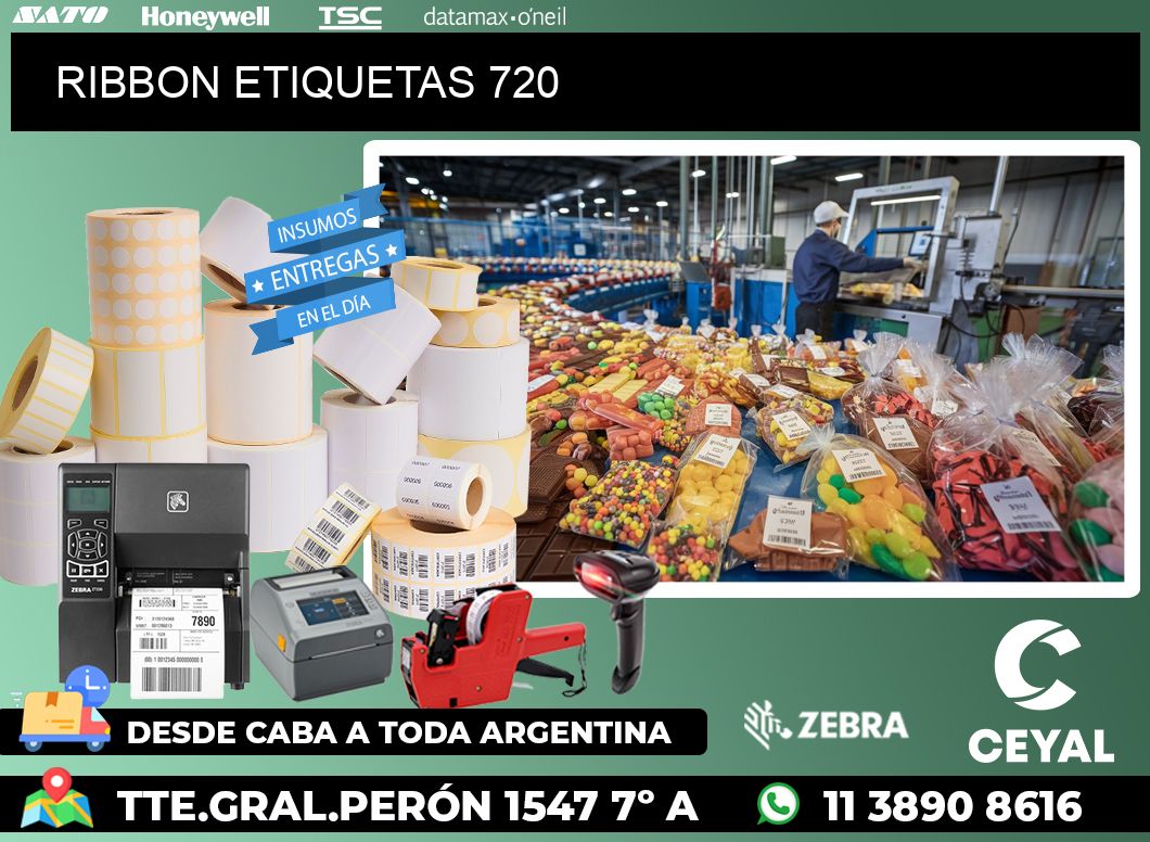 RIBBON ETIQUETAS 720