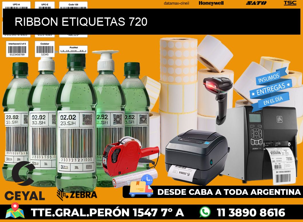 RIBBON ETIQUETAS 720