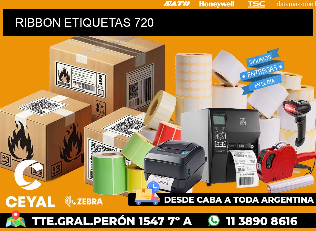 RIBBON ETIQUETAS 720
