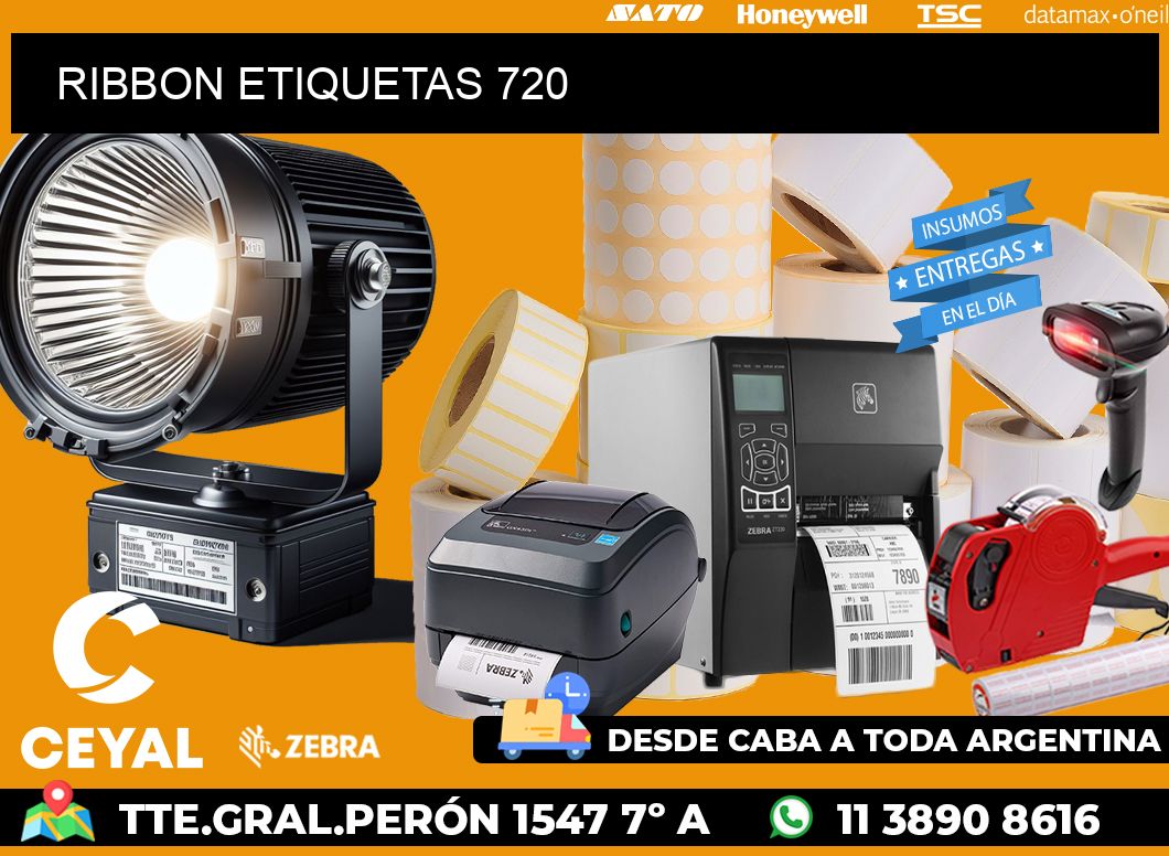 RIBBON ETIQUETAS 720