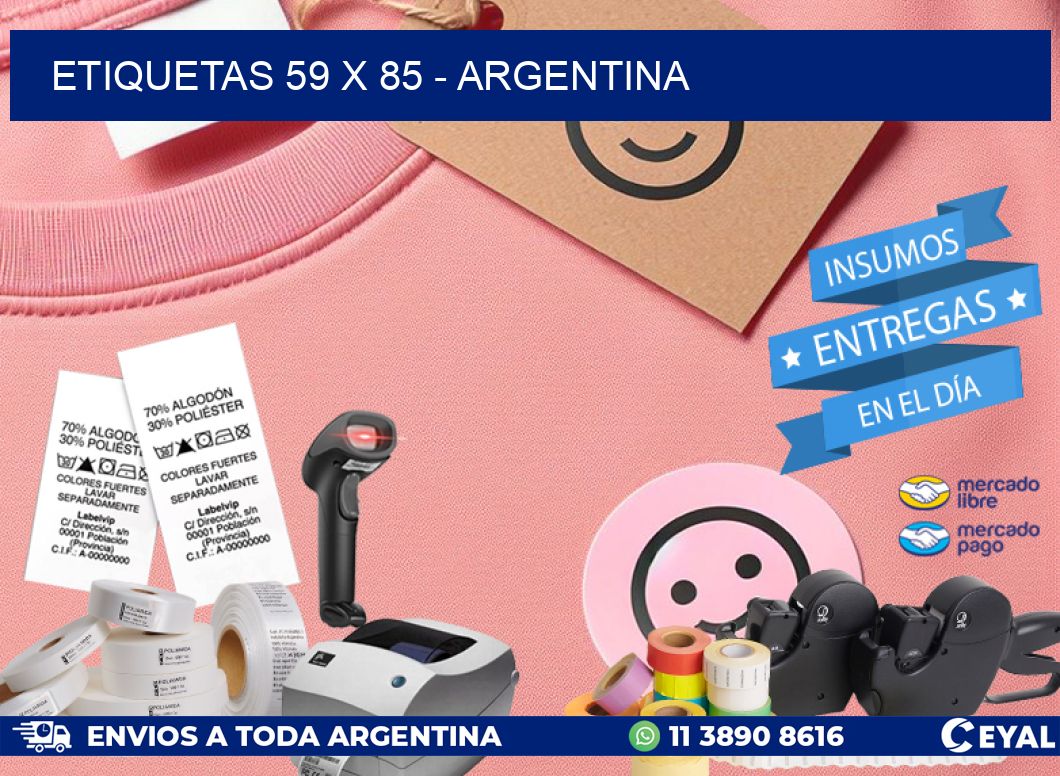 ETIQUETAS 59 x 85 - ARGENTINA