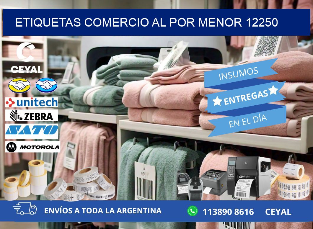 ETIQUETAS COMERCIO AL POR MENOR 12250