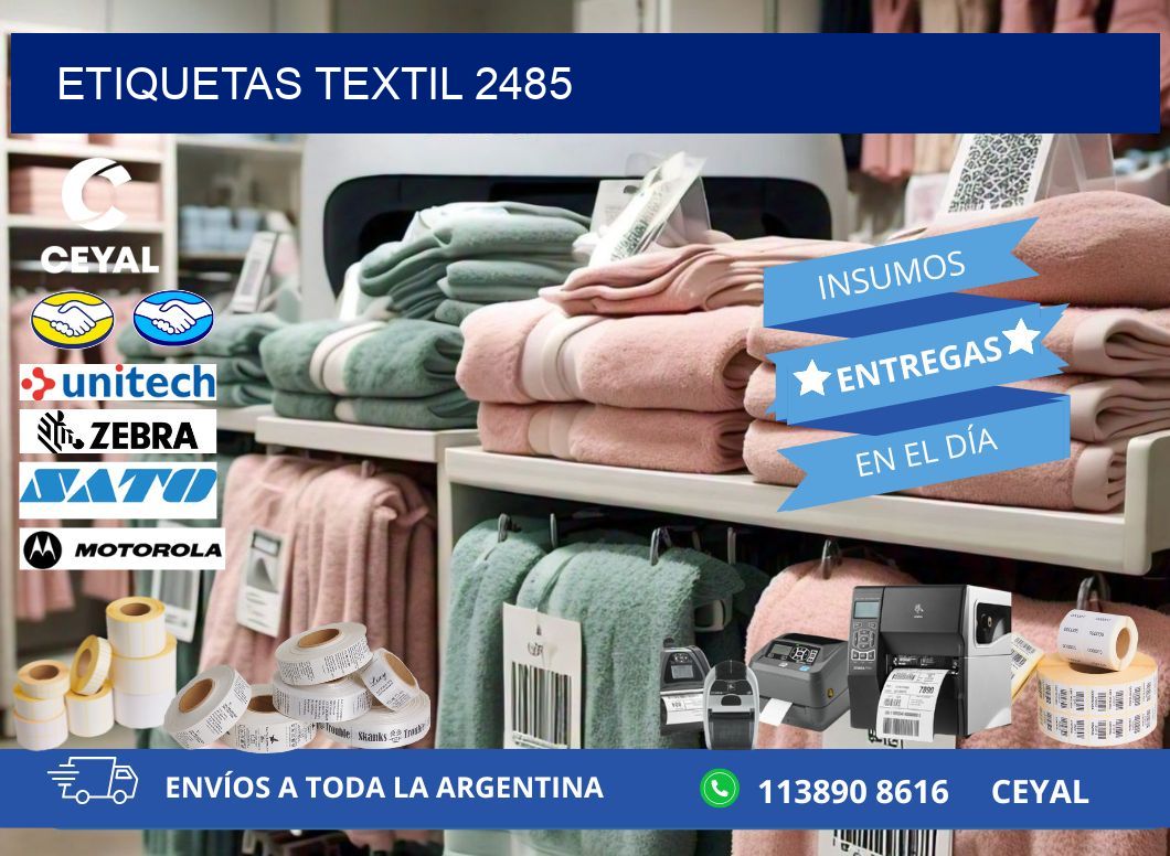 ETIQUETAS TEXTIL 2485