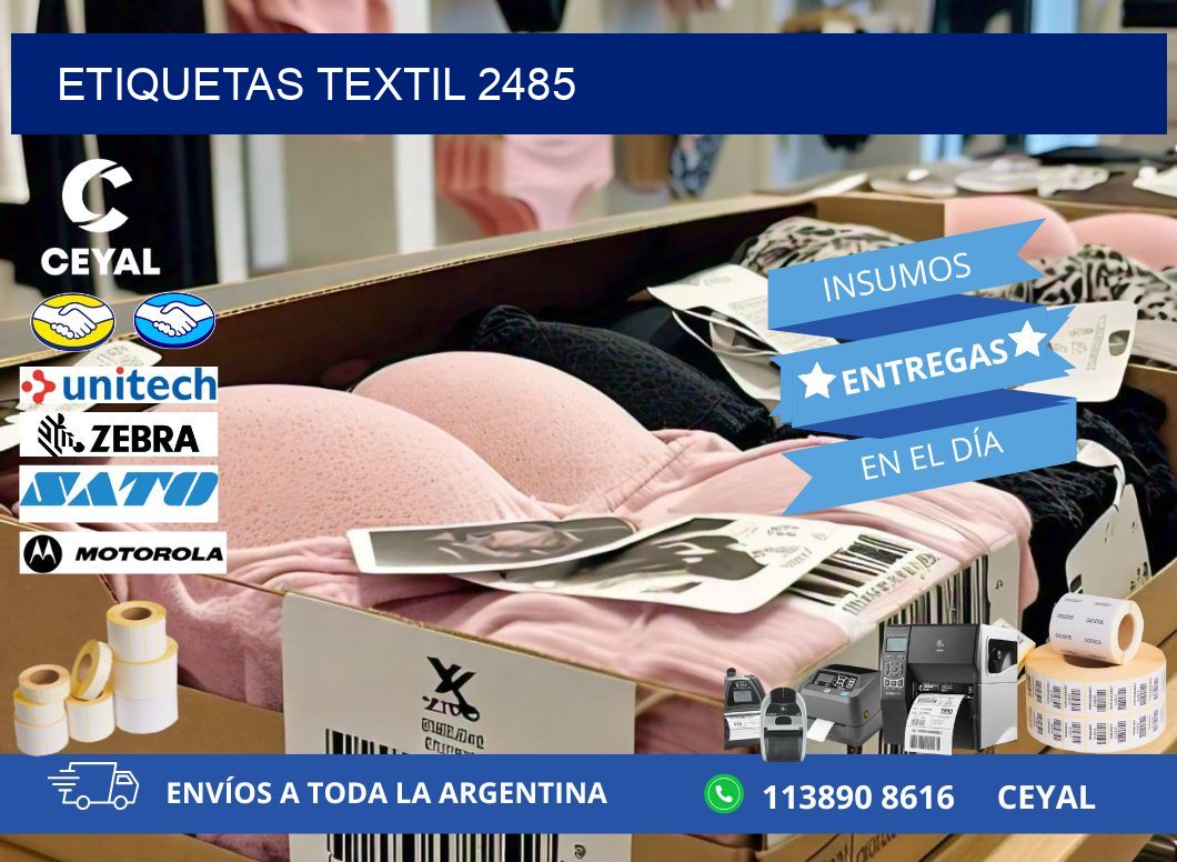 ETIQUETAS TEXTIL 2485