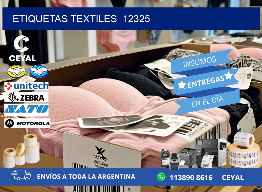 ETIQUETAS TEXTILES 12325