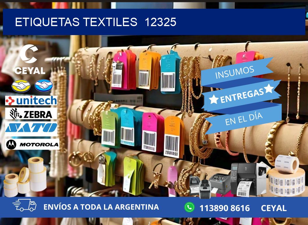 ETIQUETAS TEXTILES 12325