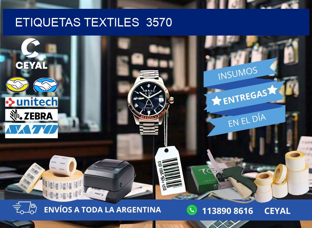 ETIQUETAS TEXTILES 3570